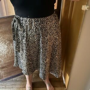 Leopard Print Women's Skirt